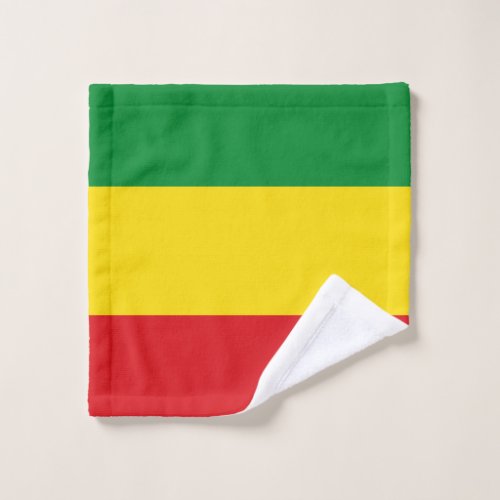Rastafarian Flag Rasta Ethiopian Wash Cloth