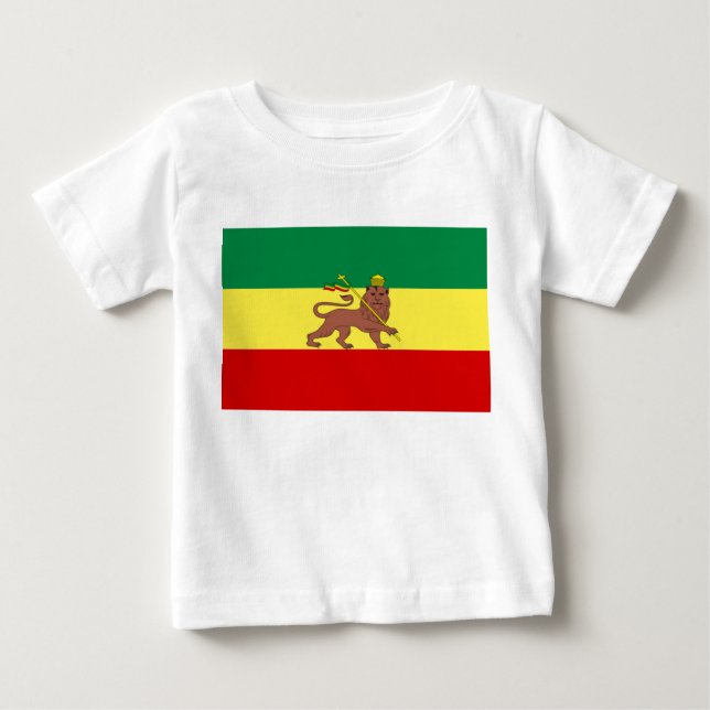 Rastafarian Flag (Rastafarianism) (Rasta) Baby T-Shirt (Front)