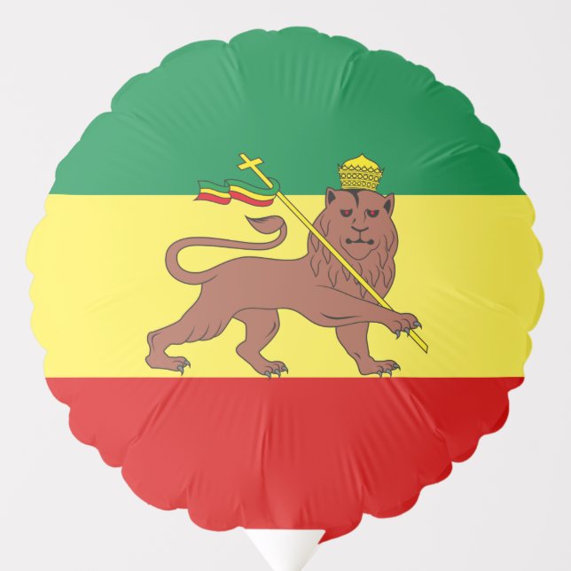 Rastafarian Flag (Rastafarianism) (Rasta) Balloon (Front)