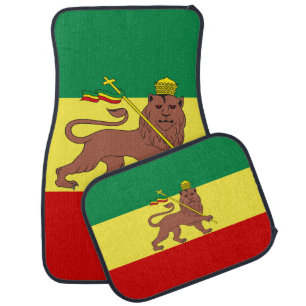 Rastafarian Flag (Rastafarianism) (Rasta) Car Floor Mat