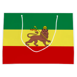 Rastafarian Flag (Rastafarianism) (Rasta) Large Gift Bag