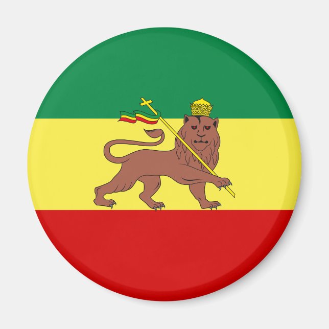 Rastafarian Flag (Rastafarianism) (Rasta) Magnet (Front)