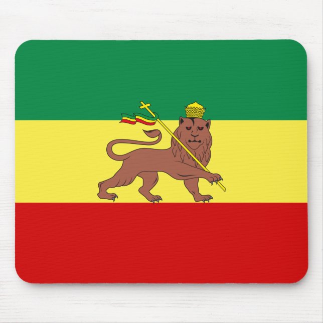 Rastafarian Flag (Rastafarianism) (Rasta) Mouse Pad (Front)
