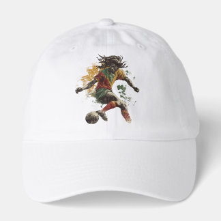 Rastafarian football player hat