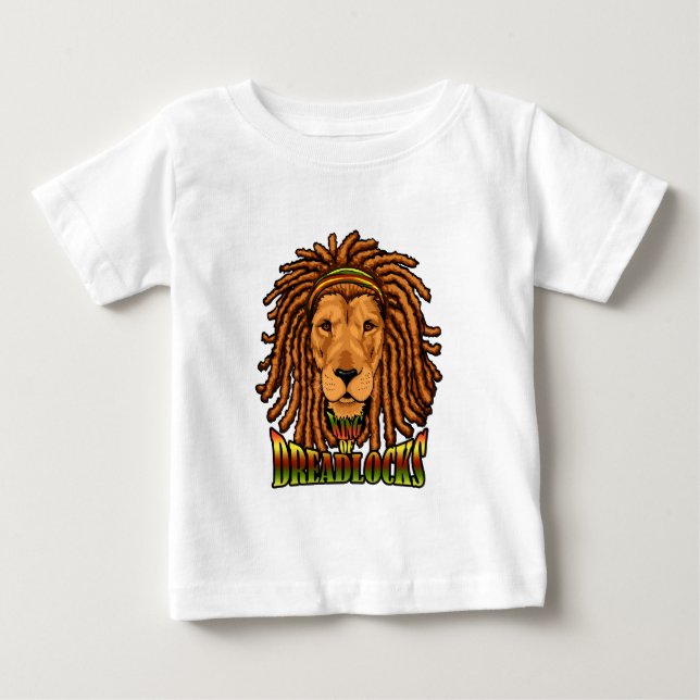 Rastafarian Lion of Judah Baby T-Shirt (Front)