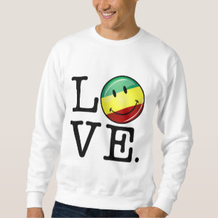 Rastafarian Love Happy Rasta Flag Sweatshirt