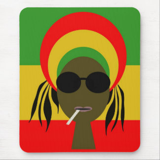 rastafarian mouse pad