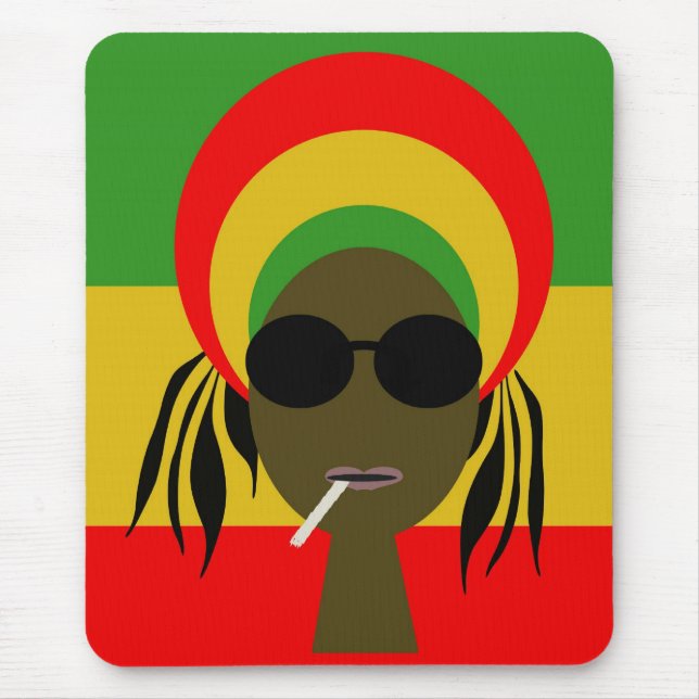 rastafarian mouse pad (Front)