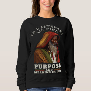 Rastaman Hermit Rasta Quote Rastafarian Reggae Sweatshirt