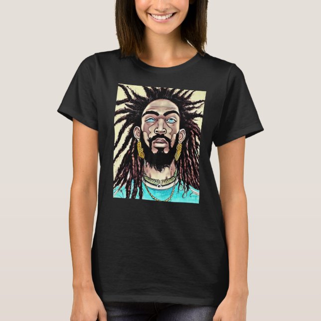 Rastaman Reggae Dub Jah Rasta design Premium_7 T-Shirt (Front)
