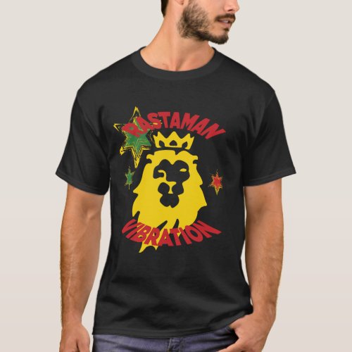 Rastaman Vibration Lion of Judah T_shirt