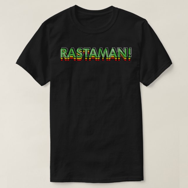 Rastaman Vibration T-Shirt (Design Front)
