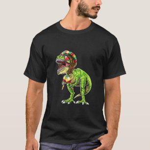 Rastasaurus Rex Rastafarian T Rex Dinosaur Reggae T-Shirt