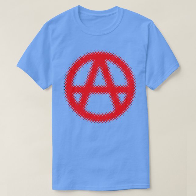 Raster Anarchy Sign T-Shirt (Design Front)