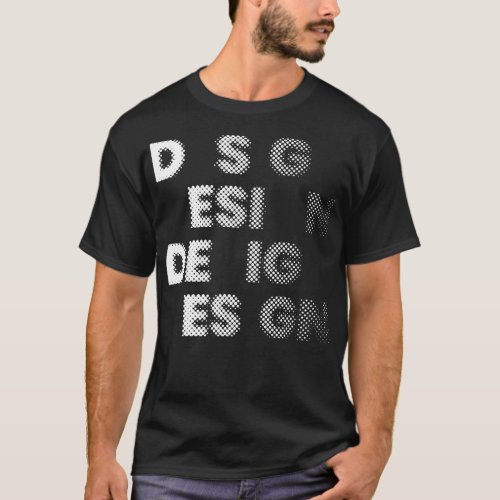Raster Typography Design T_Shirt