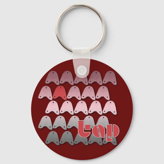 Rat-a-tat Taps Keychain (Front)