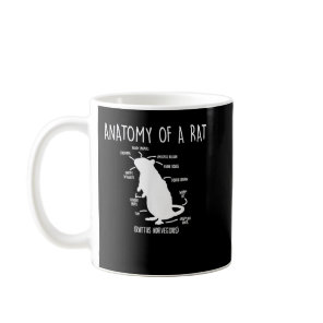 Rat Anatomy Mouse Lover Rodent Whisperer Coffee Mug