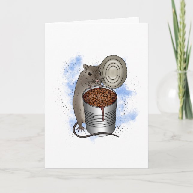 Rat and Bake Beans | Birthday Card (Front)