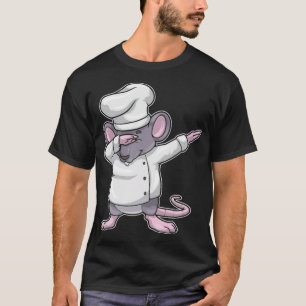 Rat as Chef with Chefs hat at Hip Hop Dance cooks  T-Shirt