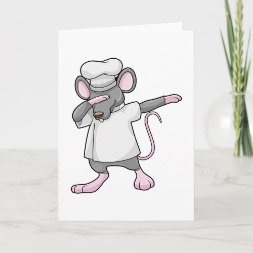 Rat as Cook at Hip Hop Dance Dab Card