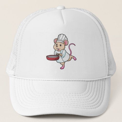Rat as Cook with Pan  Cooking hat