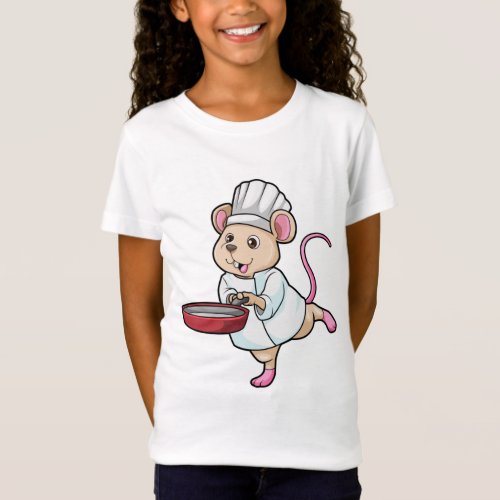 Rat as Cook with Pan  Cooking hat T_Shirt