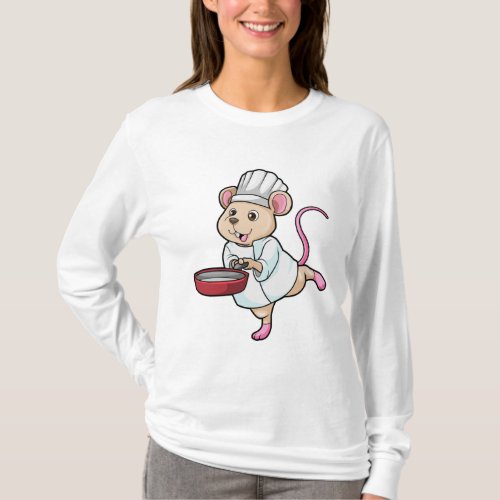 Rat as Cook with Pan  Cooking hat T_Shirt