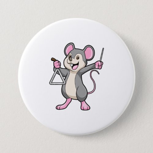 Rat at Music with Triangel Button