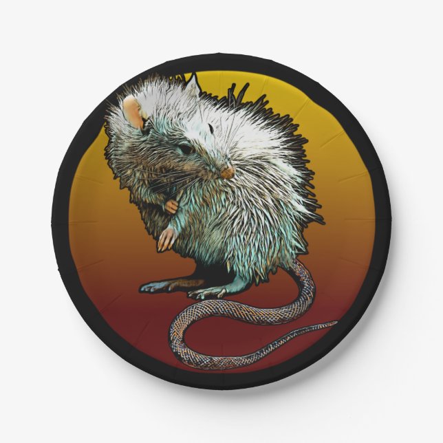 Rat Boi Paper Plates (Front)