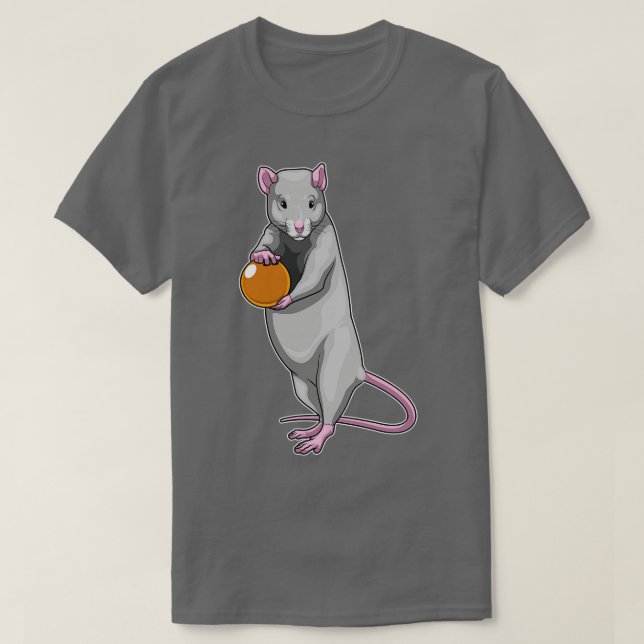 Rat Bowling Bowling ball T-Shirt (Design Front)