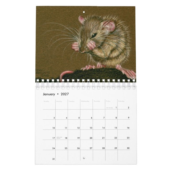 Rat Calendar 2011 by Kathy Clemente (Jan 2027)
