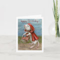 Rat Cape and Basket, Happy Birthday! Note Card