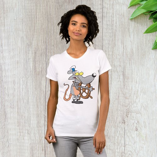 Rat Captain Womens T_Shirt