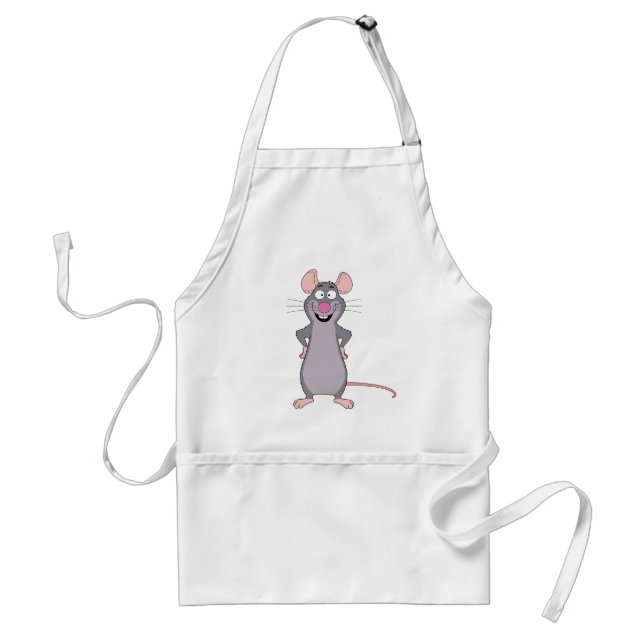 rat chef adult apron (Front)
