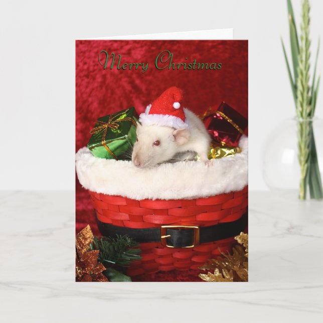 Rat Christmas Card (Front)