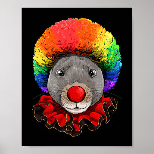 Rat Clown Mouse Rat Rodent Circus 78 Poster