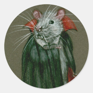 Rat Count Dracula Stickers