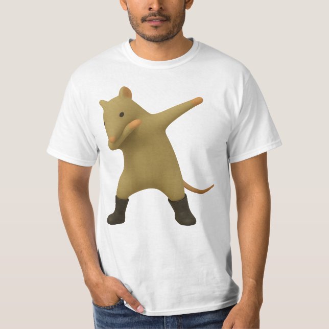 Rat Dance Meme Dabbing 2025 | Dab Dancing Rat T-Shirt (Front)