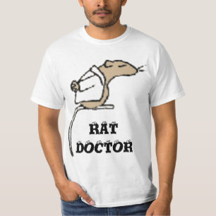 RAT DOCTOR FUNNY RAT IN LAB COAT T-Shirt