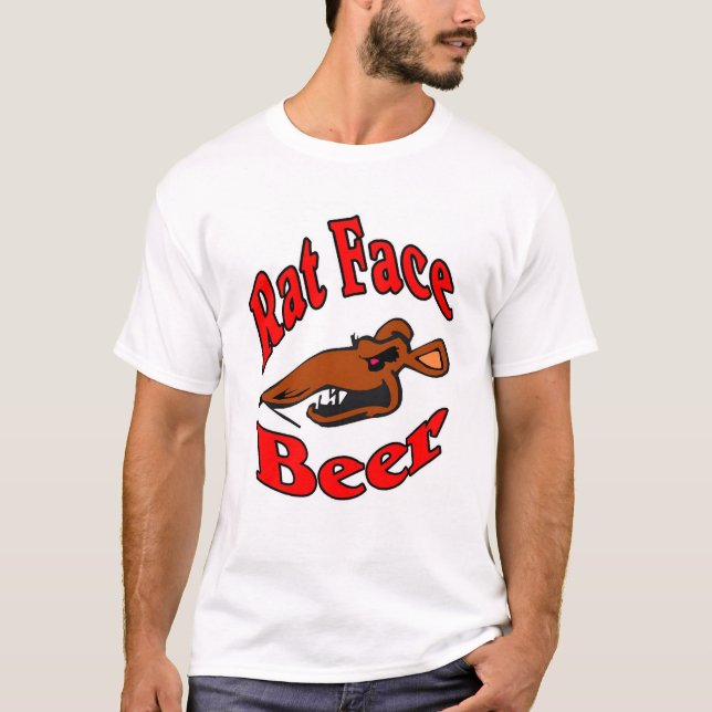 Rat Face Beer logo Shirt (Front)