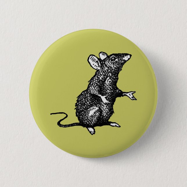 "rat face" - button (Front)