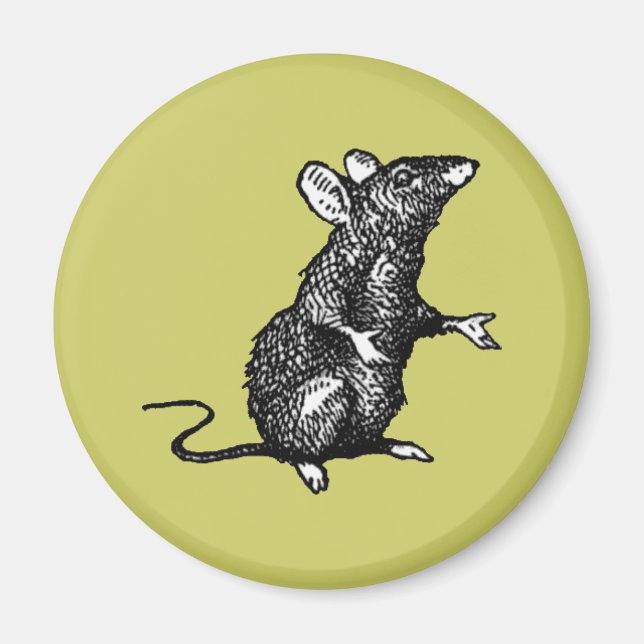"rat face" - Customized Magnet (Front)