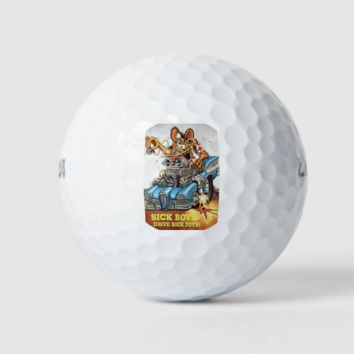Rat Fink 16 golf balls