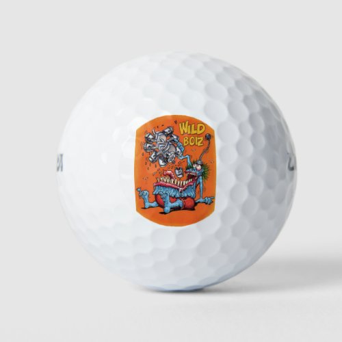 Rat Fink 5 golf balls