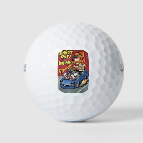 Rat Fink 6 golf balls