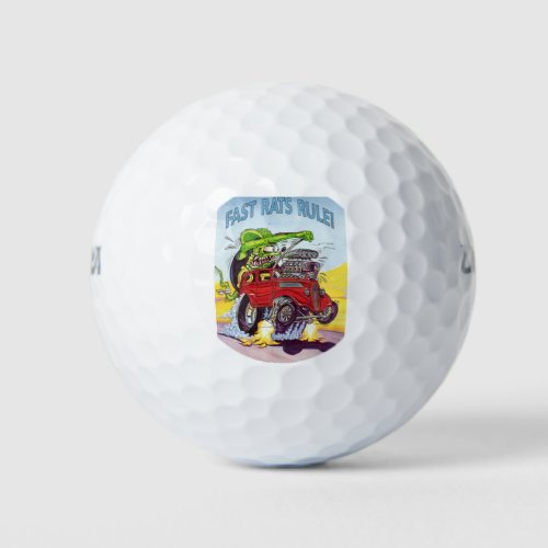 Rat Fink 8 golf balls