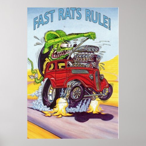 Rat Fink 8 poster