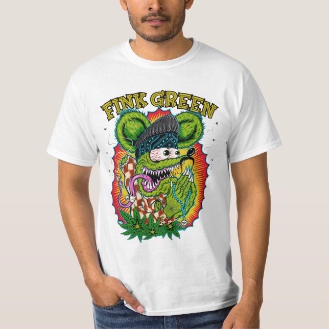 Rat fink green T-Shirt (Front)