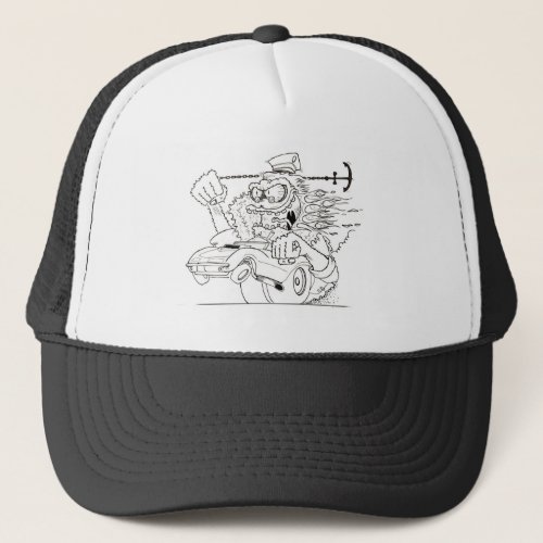 Rat Fink Style Monster & 1967 Corvette Trucker Hat