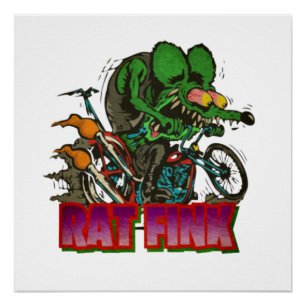Rat Fink Vintage Poster